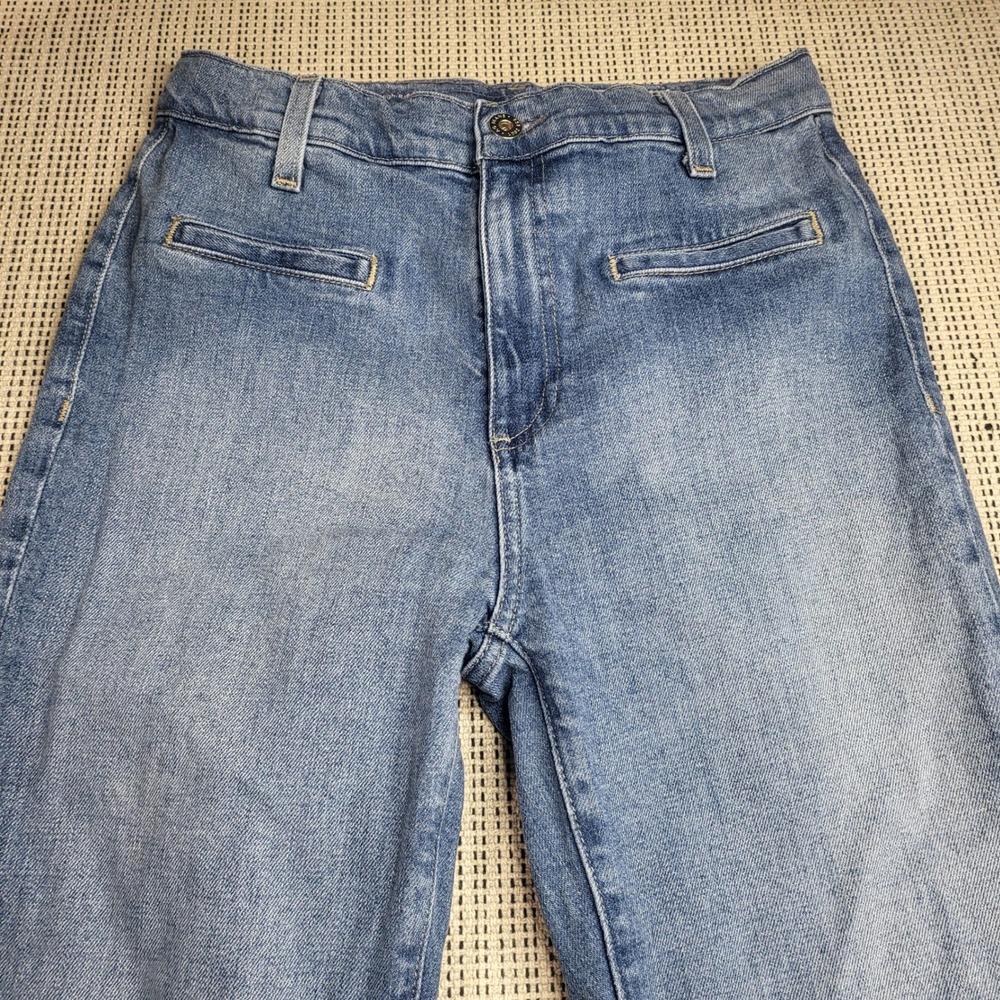 AG Adriano Goldschmied Jeans Womens 26 Blue Desi High Rise Flare Italian Fabric